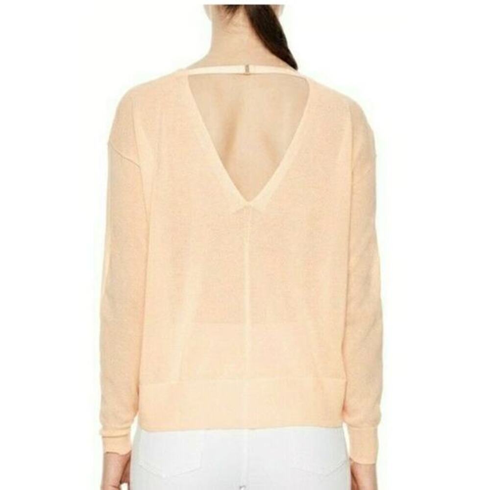 Sandro‎ 1 Salmon Pink Knit Strap Sweater blouse